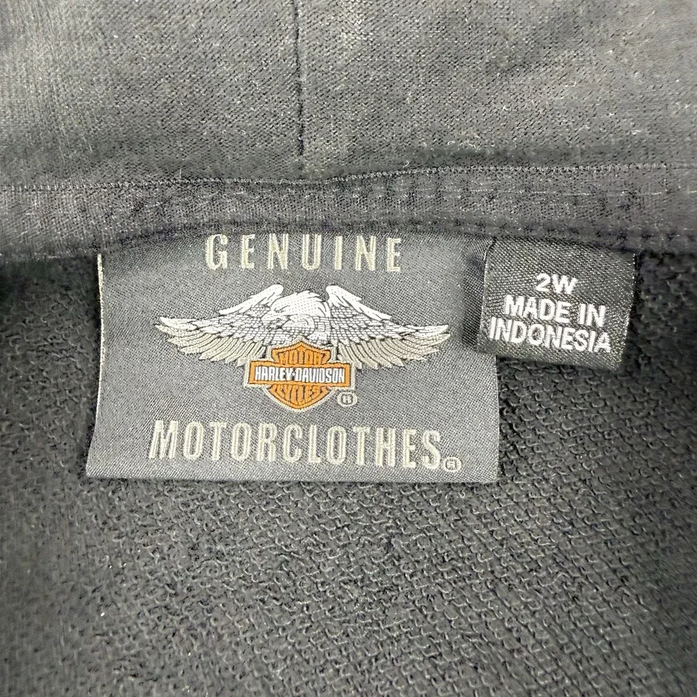 Harley Davidson Jacket Womens 2W Miss Enthusiast 3 In‎ 1 Hoodie Full Zip Riding